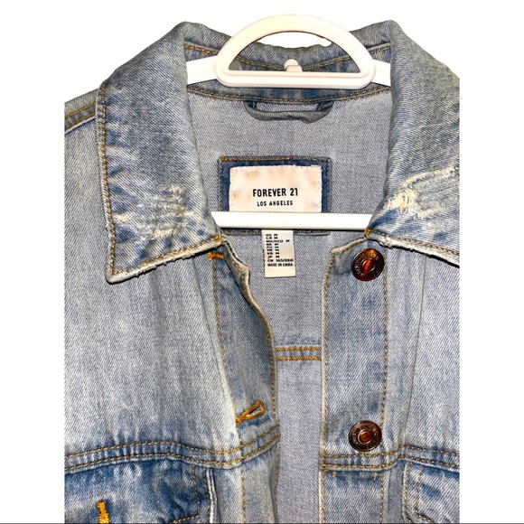 Light blue Jean Jacket (Forever 21) - Picture 3 of 4